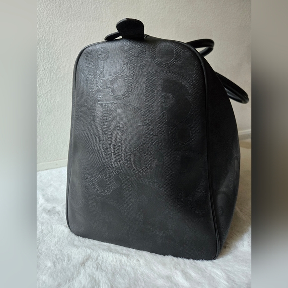 Christian Dior Black Oblique Trotter Large Weekender Bag - Picture 8 of 16